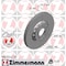 Zimmermann Brake Disc - Standard/Coated, 100124220 100124220 - alternate 1
